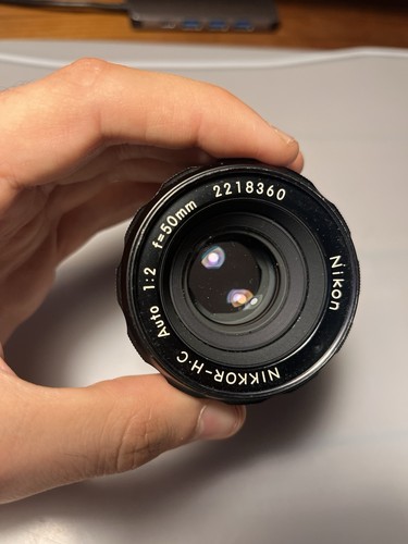 Nikon nikkor auto 50mm f - nikkor-h.c,